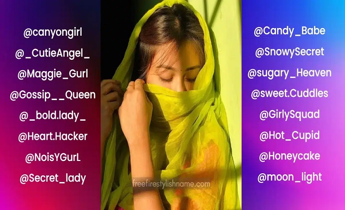 instagram name style girl