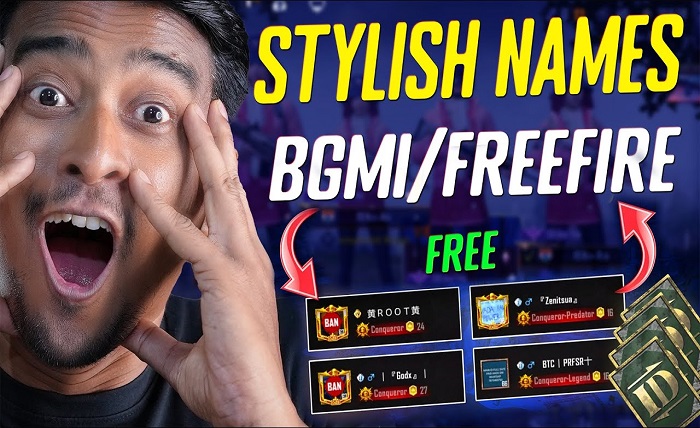 bgmi name style